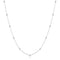 Silver Beaded Chain Necklace